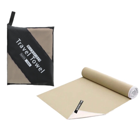 40×80CM and 76×152CM Ultra-Fine Microfiber Double-Sided Fleece Towel Set - Rapid Drying Travel & Fitness Essentials (Khaki Pink) 40×80CM and 76×152CM Ultra-Fine Microfiber Double-Sided Fleece Towel Set - Rapid Drying Travel & Fitness Essentials (Khaki Pink)