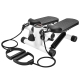 Mini Stepper Home Office Stair Stepper Machine with Resistance Bands and LCD Monitor for Full Body Workout Cardio Exercises Calves Trainer Calf Stretch Mini Stepper Home Office Stair Stepper Machine with Resistance Bands and LCD Monitor for Full Body Workout Cardio Exercises Calves Trainer Calf Stretch